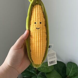 Jellycat Green and Yellow Corn Stuffed Toy